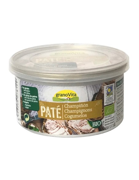 Pate Champiñon Bio, 125 G de Granovita