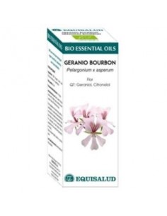 Bio Essential Oil Geranio Bourbon - Qt:Geraniol, Citronelol 10 Ml de Equisalud