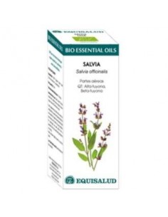 Bio Essential Oil Salvia - Qt: Alfa-Tuyona, Beta-Tuyona 10 Ml de Equisalud