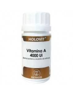 Holovit Vitamina A 4000 Ui (Betacaroteno Y Acetato De Retinol) 50 Cáp. de Equisalud