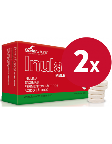 Pack de 2 ud Inulac Tabletas 30 Comprimidos de Soria Natural