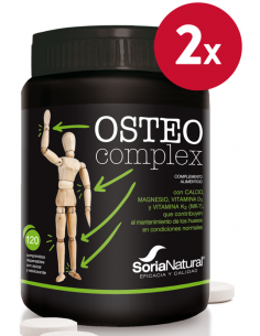 Pack de 2 ud Osteo Complex 120 Comprimidos de Soria Natural