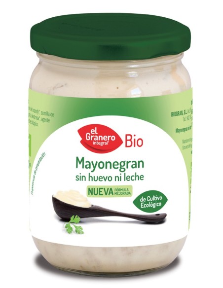 Mayonegran Mayonesa Sin Huevo Bio 247g - El Granero Integral