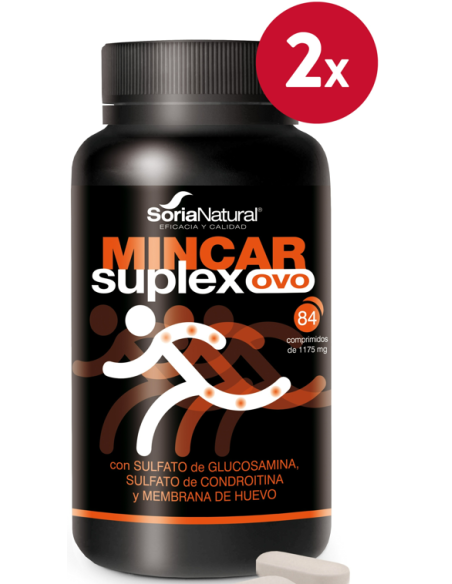 Pack de 2 ud Mincar Suplex Ovo 84 Comprimidos de Soria Natur