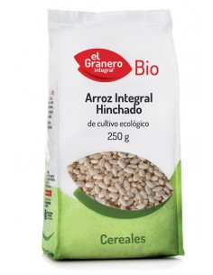 Arroz Integral Hinchado Bio 250 Gr De Granero
