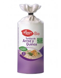 Tortitas De Arroz Y Quinoa Bio, 120 G de El Granero Integral