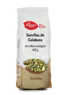 Semillas De Calabaza Bio, 450 G de El Granero Integral