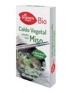 Caldo Vegetal Con Miso Sin...