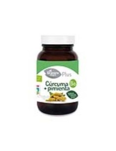 Curcuma + Pimienta Bio, 100 + 20 Cap, 440 Mg de El Granero Integral