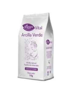 Arcilla Verde En Polvo, 1 Kg de El Granero Integral