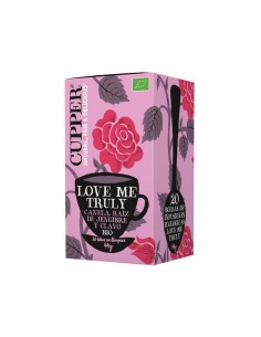Love Me Truly Chai Infusion 20  Bolsitas. Bio Cupper