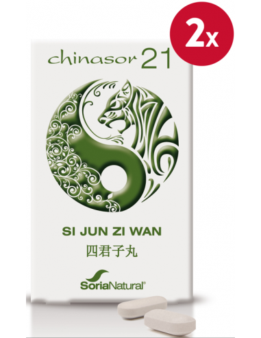 Pack de 2 ud Chinasor 21 Si Jun Zi Wan 30 Comprimidos de Sor