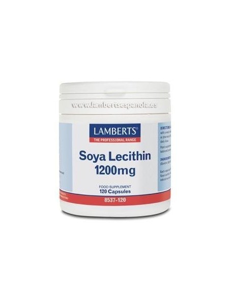 Pack de 2ud Lecitina De Soja 1200 Mg. 120 Cap. de Lamberts