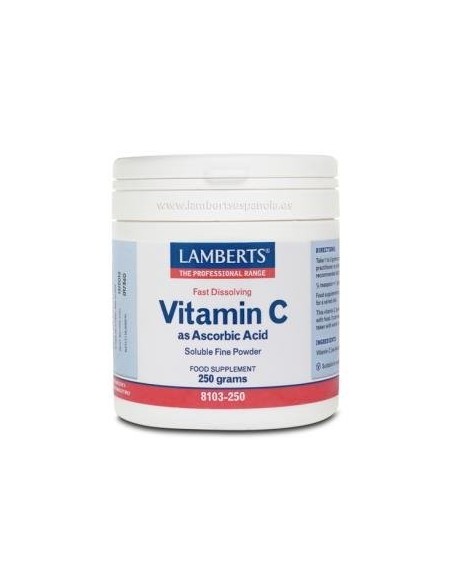 Pack de 2ud Acido Ascorbico (Polvo) 250 Gr. de Lamberts