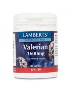 Pack de 2ud Valeriana 1600Mg. 60 Comprimidos de Lamberts