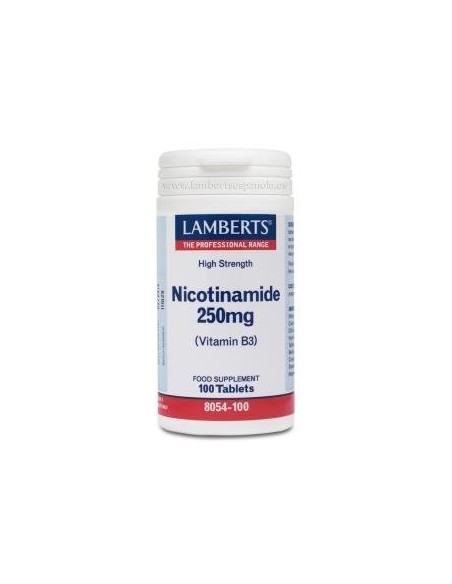 Pack de 2ud Nicotinamida 250 Mg. 100  Comprimidos de Lambert