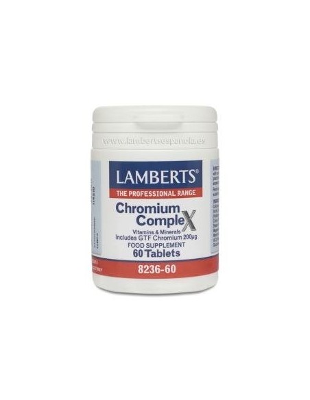 Pack de 2ud Cromo Complex 60 Comprimidos de Lamberts