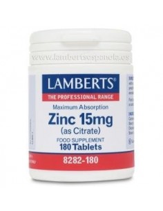 Zinc 15 mg (Como citrato)...
