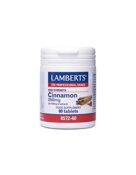 Pack de 2ud Canela 2500Mg. 60 Comprimidos de Lamberts