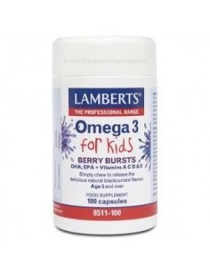 Pack de 2ud Omega 3 For Kids 100Cap. de Lamberts