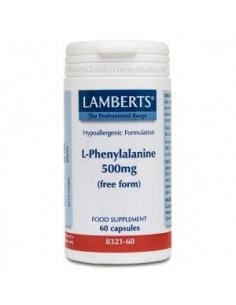 Pack de 2ud L-Fenilalanina 500 Mg. 60 Cap. de Lamberts