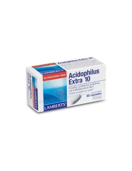Pack de 2ud Acidofilus Extra 10 60Cap. de Lamberts