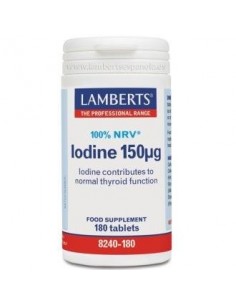 Pack de 2ud Yodo 150µg 180 Comprimidos de Lamberts