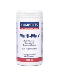 Pack de 2ud Multi-Max (Vit+Min+Amin) (1Al Dia) 60 Comprimido