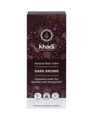 Herbal Color Castaño Oscuro 100 Gr De Khadi