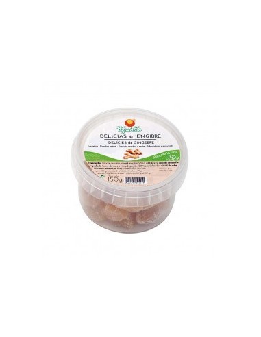 Delicias De Jengibre Caramelos De Goma 150 Gramos Vegetalia