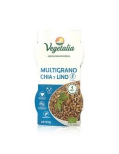 Vasito Multigrano De Chia Y Lino  2Udsx125 Gramos Bio Vegetalia