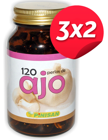 Pack 3x2 Ajo 120 Perlas de Pinisan