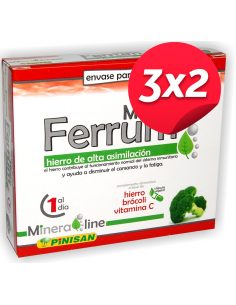 Pack 3x2 Mineraline Ferrum,...