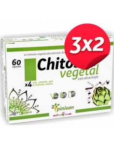 Pack 3x2 Chitosan Vegetal,...