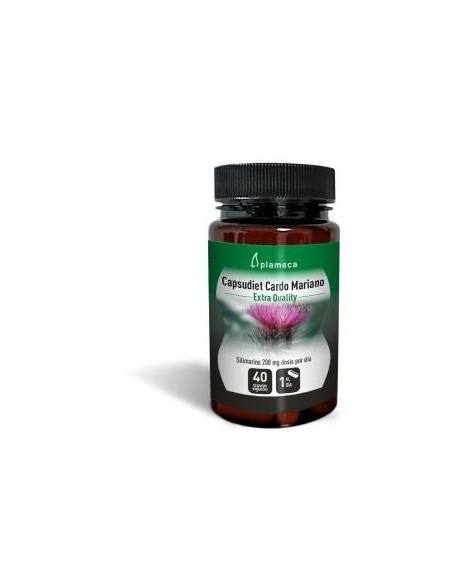 Capsudiet Cardo Mariano 40 Cápsulas Vegetales De Plameca