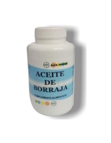 Aceite De Borraja 200 Perlas Alfa Herbal