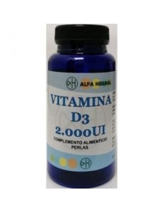 Vitamina D3 2000Ui 100 Perlas Alfa Herbal