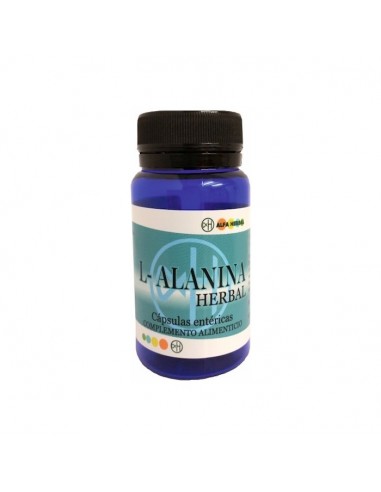 L-Alanina 500 mg 60 capsulas de Alfa Herbal