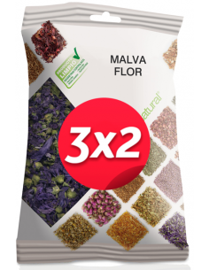 Pack 3X2 Malva Flor Bolsa 25Gr. de Soria Natural.