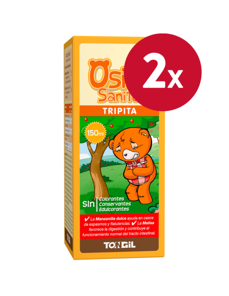 Pack 2 Unidades Osito Sanito Tripita 150 ml de Tongil
