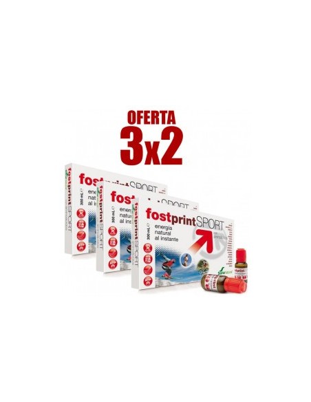 Pack 3X2 Fost Print Sport Platano 20Viales de Soria Natural.