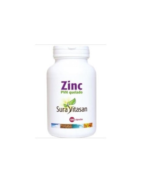 Pack de 2 uds Zinc Pvh Quelado 25Mg. 100Comp. de Sura Vitasan