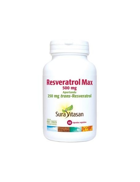 Pack de 2 uds Resveratrol Max 60Cap. de Sura Vitasan