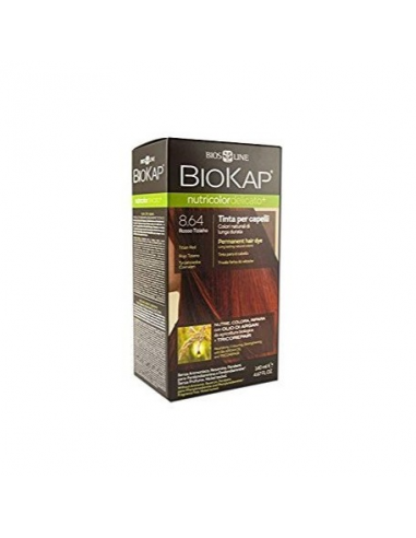Tinte Delicato Rojo Tiziano 8.64 140 Ml de Biokap