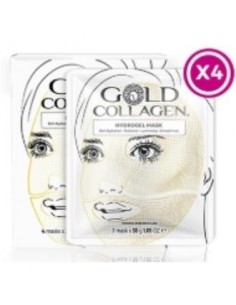 Gold Collagen Hydrogel Mask 4 Unidades Gold Collagen