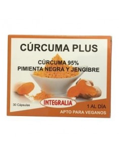 Cúrcuma Plus 30 Cápsulas de Integralia.