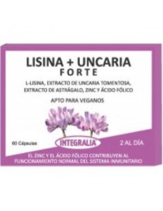 Lisina + Uncaria Forte 60 Cápsulas de Integralia.