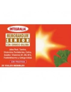 Memorandum Senior Con Ginkgo Biloba 20 Viales de Integralia.