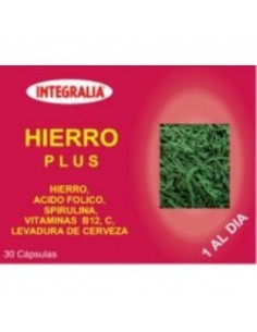 Hierro Plus 30 Capsulas de Integralia.