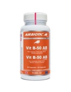 Vitamin B-50 Complex 60Cap. de Airbiotic